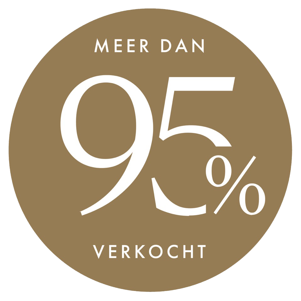 Meer dan 95% verkocht